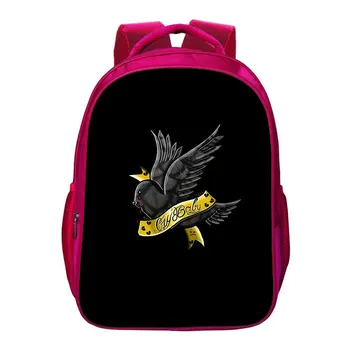 Рюкзак Lil Peep, рюкзак для подростков, Повседневная уличная одежда в стиле хип-хоп с 3D принтом Любви, сумка для мальчиков и девочек, детская сумка в стиле Харадзюку