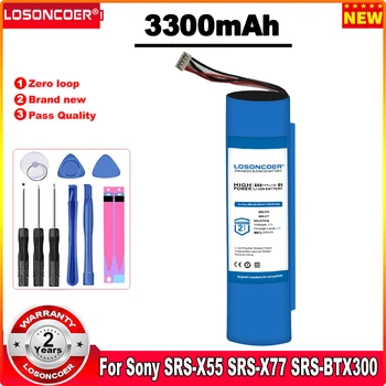 LOSONCOER 3300 мАч SRS-X55 SRS-X77 SRS-BTX300 Аккумулятор Для плеера Sony SRS-X55 SRS-X77 SRS-BTX300