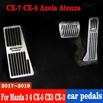 Автомобильная Топливная Ножная Педаль, Тормозные Педали, Накладка Для Mazda 3 6 BM GJ CX3 CX-5 CX5 CX 5 KE KF CX7 CX9 Axela Atenza 2017 2018 2019 Запчасти
