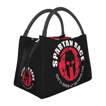 Изготовленные на заказ сумки для ланча Spartan Race Sparta Spirit, женские ланч-боксы с термоизоляцией, для работы, отдыха или путешествий