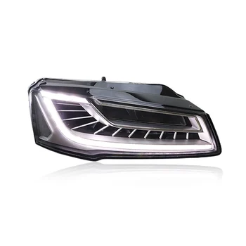 фара автомобильная для A8L 2011-2017 налобный фонарь для автомобиля в комплекте подключи и играй автомобильные фары системы автоматического освещения