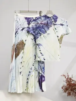 Высококачественный Модный костюм Texture Sense, Женский костюм-двойка, Лето 2023, Новая высококачественная женская одежда