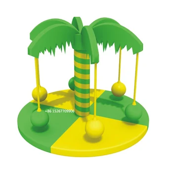 Электрическое дерево YLWCNN для игровой площадки развлечений, Мягкое дерево-осьминог в парке, Изготовленное на заказ Мягкое Вращающееся сиденье Для игр INA1401