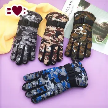 1 Пара практичных лыжных перчаток, утолщенные, хорошо подогнанные лыжные перчатки, износостойкие лыжные перчатки