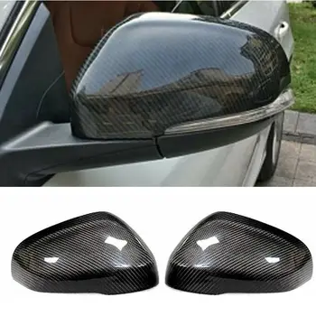 Крышки автомобильных зеркал бокового обзора из углеродного волокна Для Volvo S60 V60 V40 2011-17