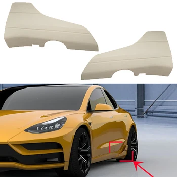 Автомобильный стайлинг для седана Tesla Model 3 2017 2018 2019 2020 2021+ Задний бампер, спойлер, сплиттер, боковые юбки, пара обвесов