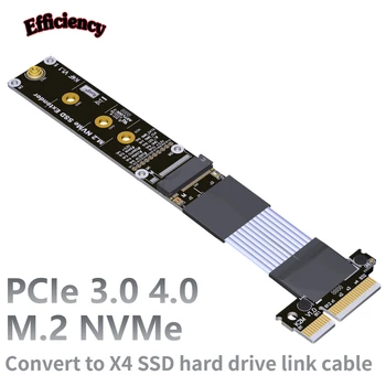 Удлинитель PCIe 4x M.2 NVMe SSD-карта-адаптер Поддерживает 3,0 4,0 X4 Полноскоростной ADT M.2 NVMe SSD-адаптер-удлинитель