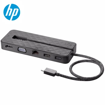 Док-станция HP Spectre Travel для зарядки ноутбуков по USB-C (с VGA, HDMI, Ethernet и несколькими USB-портами) (1PM64AA)