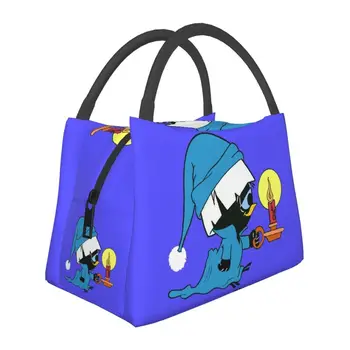 Calimero на ночь, изолированная сумка для ланча для кемпинга, путешествий, водонепроницаемый холодильник с мультяшными комиксами, термобокс для бенто, женская