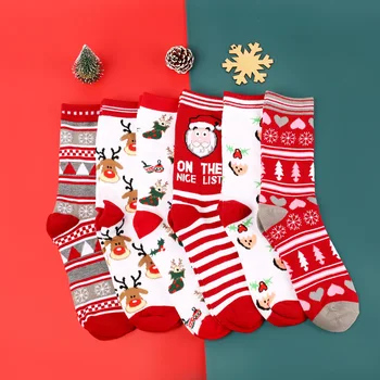 Рождественские носки, хлопковые носки с героями мультфильмов, Носки для ролевых игр в День всех Святых, Материковый Китай