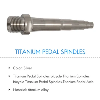 2 шт. Велосипедные титановые педали, шпиндели, подходят для SpeedPlay Zero X1 X2 и Light Action 78 мм
