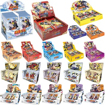 KAYOU Original 2023 New Naruto Complete Series Card Booster Pack Box Аниме Фигурка Редкая коллекция Карточек Флеш-карта Игрушка в подарок