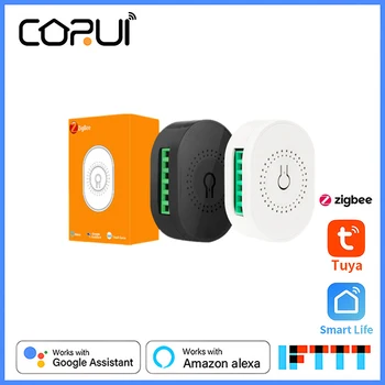 CoRui Tuya Zigbee Smart Switch Концентратор Шлюз Поддержка Двухстороннего Управления Приложение дистанционного управления Работа с Smart life Alexa Google home