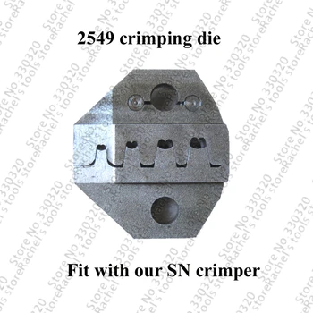 2549 обжимная матрица для обжимного инструмента SN pin 2,54 мм 3,96 мм 28-18awg XH2.54 клеммы и разъемы Dupont