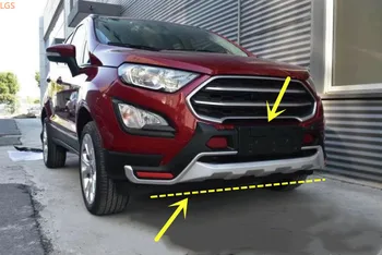 Для Ford Ecosport 2013-2018 ABS Инженерные пластмассы Передний и задний бамперы защита от столкновений автомобильные аксессуары
