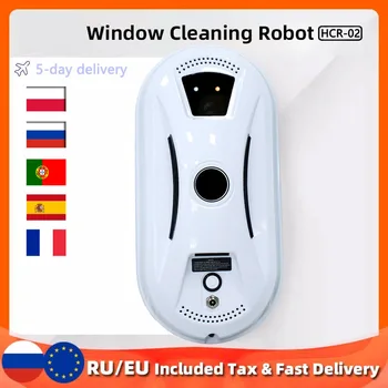 Ультратонкий робот-пылесос для мытья окон, электрический стеклоочиститель limpiacristales, пульт дистанционного управления для дома
