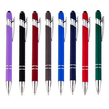 36 шт./лот, матовая шариковая ручка, креативный стилус, сенсорная ручка, 18 цветов, шариковая ручка для письма, Канцелярские принадлежности, школьные принадлежности