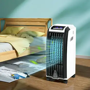 Вентилятор-охладитель Испарительный с дистанционными роликами для домашнего Офиса