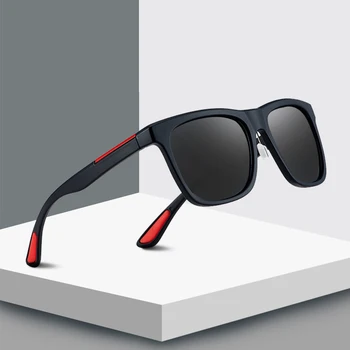 2019 новый Бренд, Дизайнерские Солнцезащитные очки для Мужчин, мода для вождения, Квадратная черная Оправа, Крутые Солнцезащитные очки для путешествий, Oculos de sol UV400