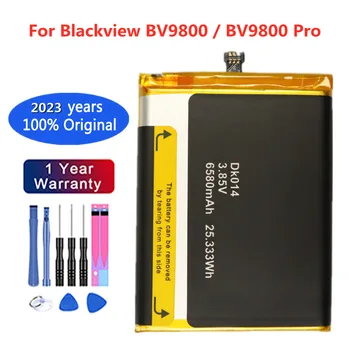 2023 Года 100% Оригинальный Аккумулятор BV 9800 6580mAh DK014 Для Blackview BV9800/BV9800 Pro BV9800Pro Smart Mobile Phone Batteria