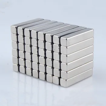 10ШТ 50x10x10 мм Неодимовый магнит 50 мм x 10 мм x 10 мм Блок N35 NdFeB Супер мощный, С Постоянными магнитными свойствами