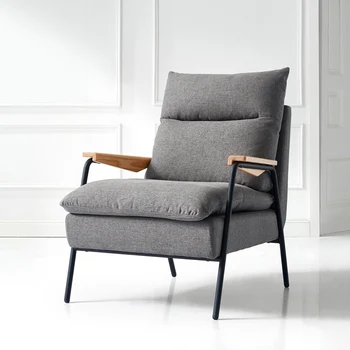 Напольный диван, стулья для гостиной, Роскошное Дизайнерское кресло-качалка в Скандинавском стиле, Обеденный шезлонг для спальни, Мебель для дома WWH40XP