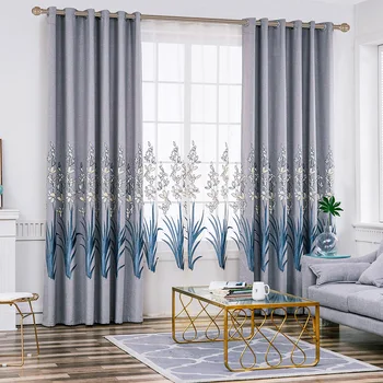 Современные минималистичные шторы из ткани с лазерной вышивкой Ingni, шторы для гостиной, столовой, спальни, Ly