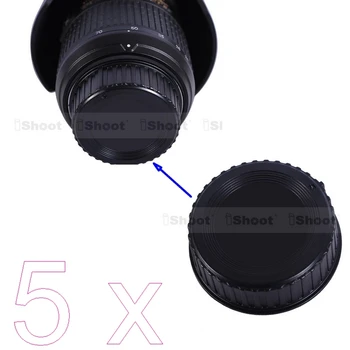 5x Новая защитная крышка заднего объектива-точка установки для Nikon DX nikkor ed vr FX F Mount