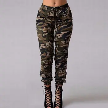 Модные Женские брюки, камуфляжные армейские облегающие эластичные джинсы, Джоггинги для бега трусцой, Женские брюки, Повседневная одежда, Уличная одежда Y2k