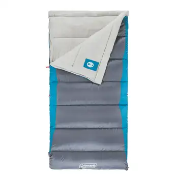 Большой и высокий серый осенний спальный мешок Glen - очень удобный, прочный и легкий, идеально подходит для кемпинга и пеших прогулок.