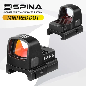 SPINA Высококачественный Пистолет Glock 3 MOA Red Dot Scope Водонепроницаемый Ремень Быстроразъемная Тактическая Охотничья Стрелковая Винтовка Airsoft Red Dot