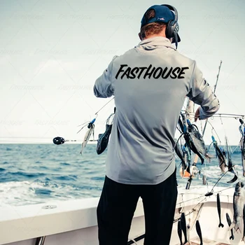 Летние мужские рубашки для рыбалки с капюшоном и длинным рукавом, Джерси для рыбалки, Толстовки с защитой от ультрафиолета, Одежда Camiseta De Pesca, Топы