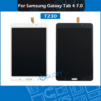 Новый 7-дюймовый ЖК-дисплей T230 в сборе, заменяющий Samsung Galaxy Tab 4 7,0 SM-T230, ЖК-дисплей с сенсорным экраном в сборе