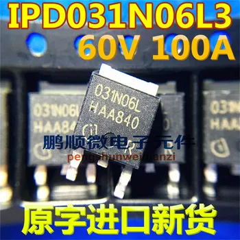 30 шт. оригинальный новый продукт IPD031N06L3G 031N06L 100A/60V N-канальный полевой транзистор TO-252