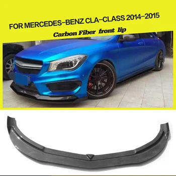 Разветвители для Губ Переднего Бампера из Углеродного волокна, Спойлер для Mercedes-Benz CLA-Class C117 CLA180 CLA250 CLA45 AMG 2013 2014 2015