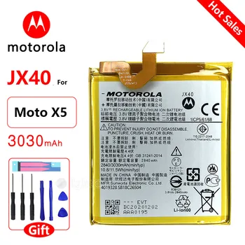Оригинальный Сменный аккумулятор Motorola JX40 4100 мАч Максимальной емкости для смартфонов Motorola Moto X5 JX40 + номер для отслеживания