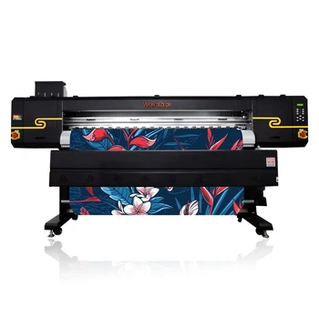 WorldColor 2022 1,8 м Упаковочная бумага, Текстильные печатные машины, высококачественный цифровой принтер для сублимации ткани с 3 головками