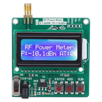 Цифровой измеритель мощности RF 75 + 16dBm Мини-модуль детектора затухания частоты ЖК-дисплей Тестер сигнала с подсветкой