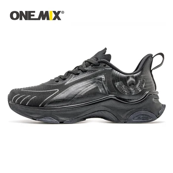 ONEMIX/новинка 2023, Мужские кроссовки IRON ARMOR PRO, Спортивная обувь с дышащей сеткой, Уличные кроссовки для бега на шнуровке, Модные Кроссовки