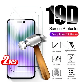 2ШТ Закаленное стекло Для Iphone14 Iphone 14 Pro Max Защитное стекло I Phone 14 ProMax Armor Safty Screen Protector HD Film Cover