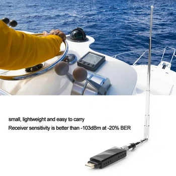 Морской шлюпочный АИС Приемник с USB-выходом AR-10 Морской Шлюпочный двухканальный ABS + металл
