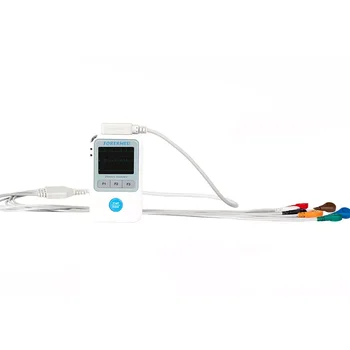 холтеровский ЭКГ 24-часовой смарт-часы ecg ppg кровяное давление температура тела 12-проводный ЭКГ-аппарат