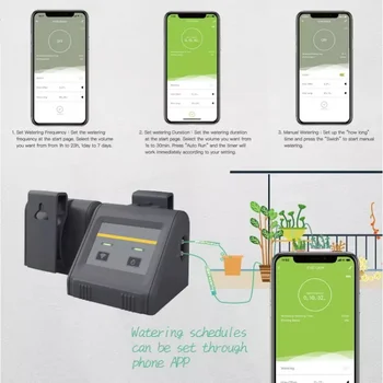 RSH Беспроводная Wifi Система капельного орошения Smart Timing Домашний Интеллектуальный автоматический контроллер Устройство для полива растений