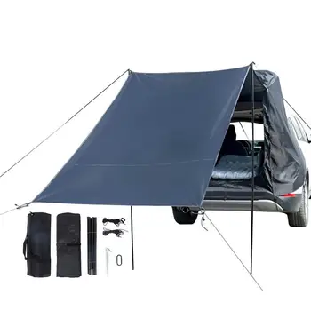 Автомобильный тент, Ветрозащитный Хэтчбек, Автомобильная палатка для Кемпинга, Портативная Водонепроницаемая Палатка на крыше, навес для хэтчбека, тень для внедорожника, микроавтобуса