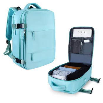 Женский дорожный рюкзак Большой емкости для самолета, многофункциональный багаж, легкие водонепроницаемые сумки для ноутбуков, женская спортивная сумка