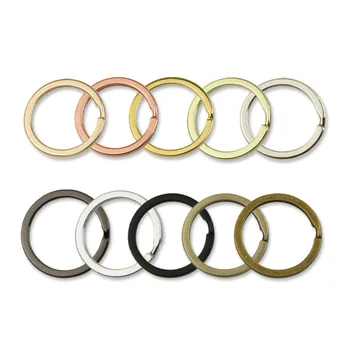 Кольца для ключей из Розового золота 25 мм, кольцо для ключей, разъемное кольцо для DIY Keychain