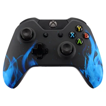 Экстремальный синий огонь, пламя, мягкая сенсорная ручка, передняя крышка корпуса для пульта дистанционного управления Xbox One