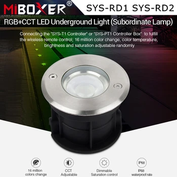 Miboxer SYS-RD1 SYS-RD2 5 Вт 9 Вт RGB + CCT светодиодный Подземный Светильник, Вспомогательный Светильник, Водонепроницаемый Прожектор, Наружный светильник, Приложение/WIFI/Voice