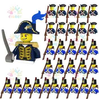 COLOYQ Военный солдат Императорского флота Второй мировой войны, строительные блоки, красные, синие фигурки, кирпичи, развивающие игрушки для мальчиков, Рождественские подарки