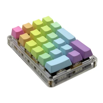20% Numpad OEM Profile 21 Клавиша Sunset Rainbow PBT Keycaps Для Механической клавиатуры MX Custom Keycap Set DIY